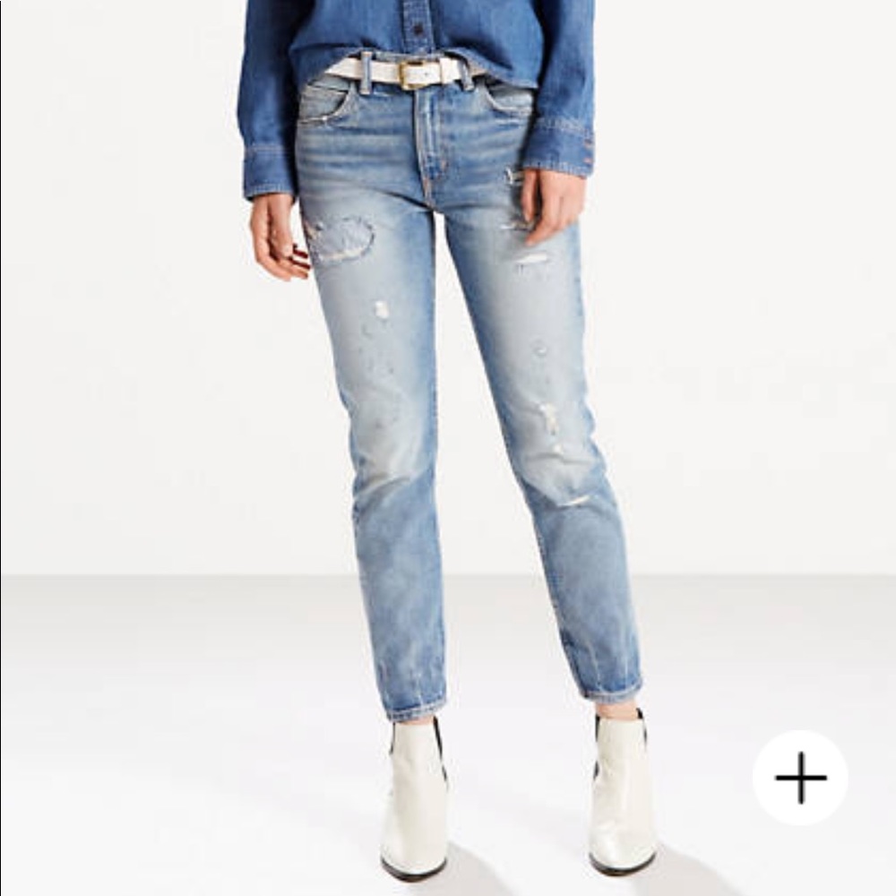Levi 505 C (cropped) jeans